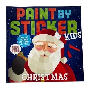 Christmas Paint by Sticker Activity Book | Holiday Arts & Crafts